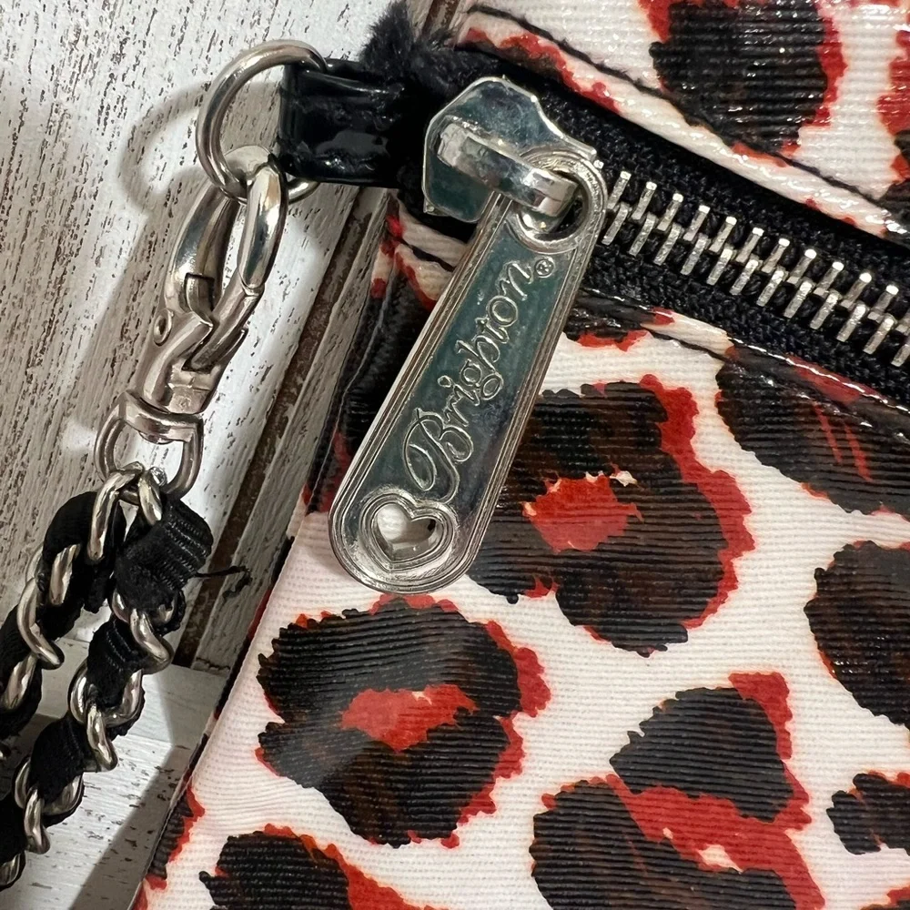 Brighton Leopard Print Clutch Bag